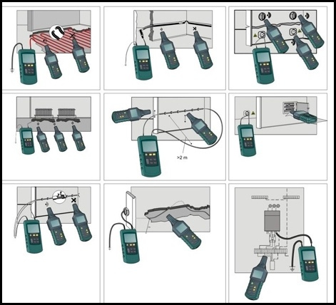 Leitungssuchgerät MS6818 advanced wire tester tracker