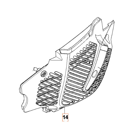 Startergehäuse Jonsered CS2252, CS2253