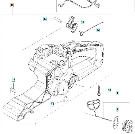 Griff Kpl 543XPG 5795284-02