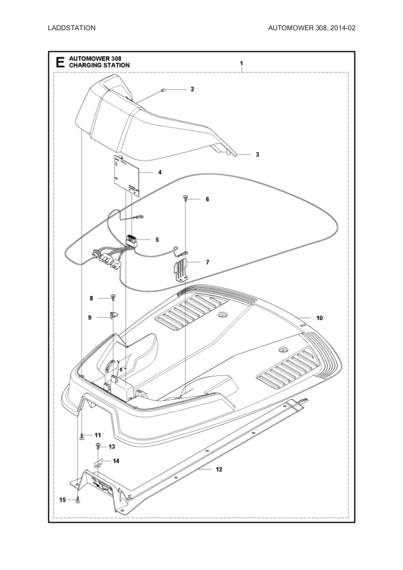 Unterteil der Ladestation