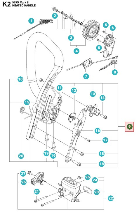 Heizung Des Vordergriffsatzes 5820149-02