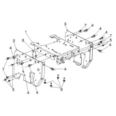 Rahmenoberseitenschweißkonstruktion Ms668 Husqv 5838080-02 Rahmenoberseitenschweißkonstruktion Ms668 Husqv 5838080-02
