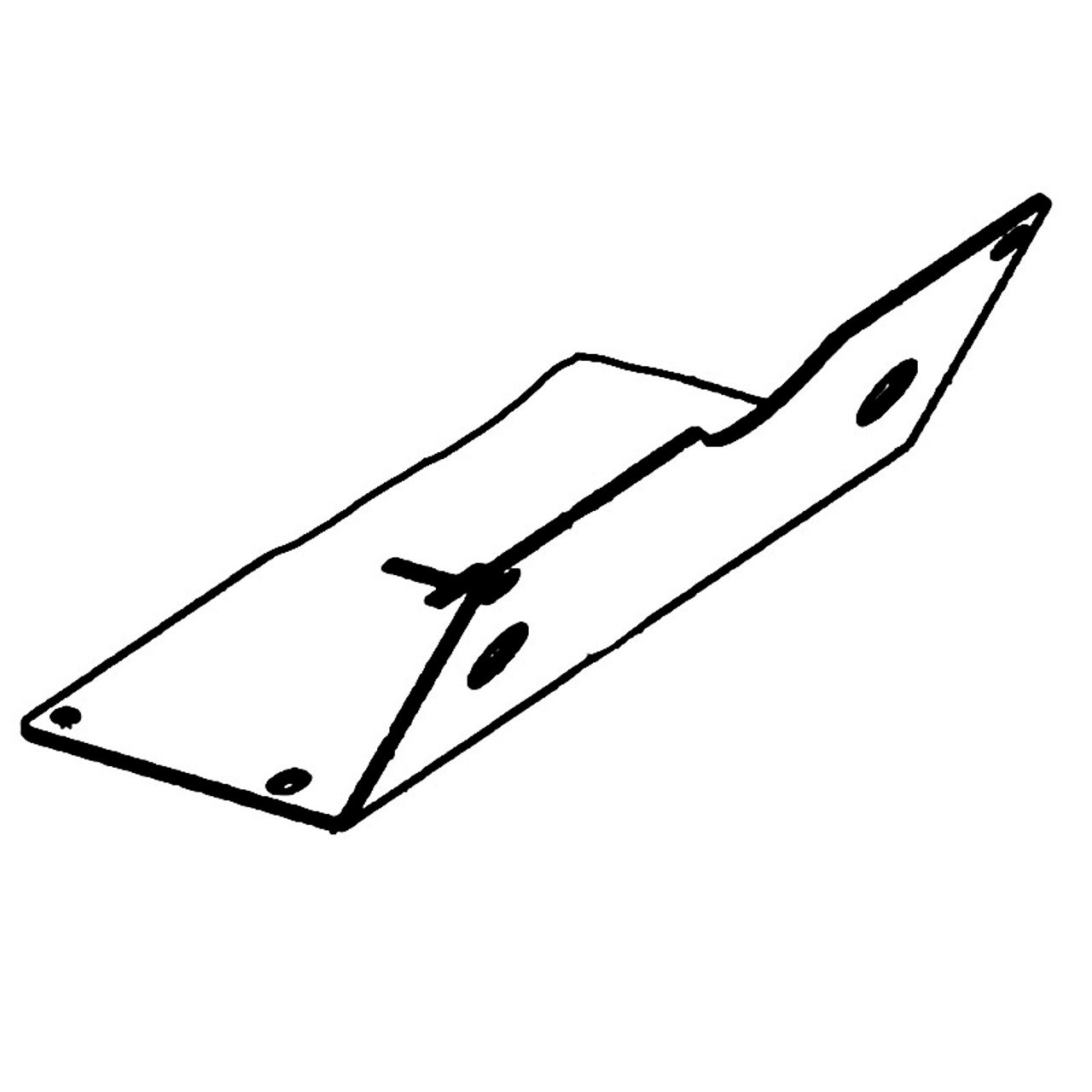 Abdeckung der unteren Rahmenschiene Ms668 5838086-02