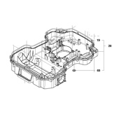 Unteres Chassis 5839445-01 Unteres Chassis 5839445-01