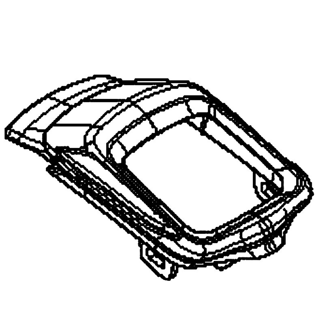 Rahmen-Tastaturfeld Husqvarna-Grau