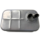 Schalldämpfer mit Deflektor Schalldämpfer mit Deflektor