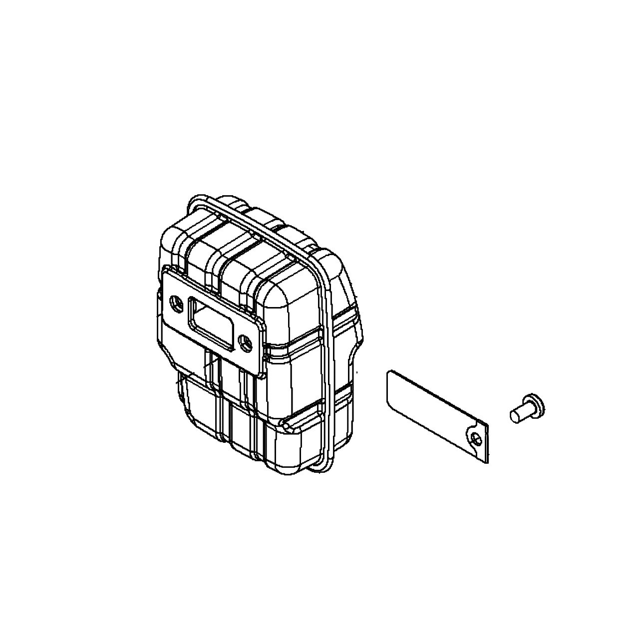 Schalldämpferbaugruppe