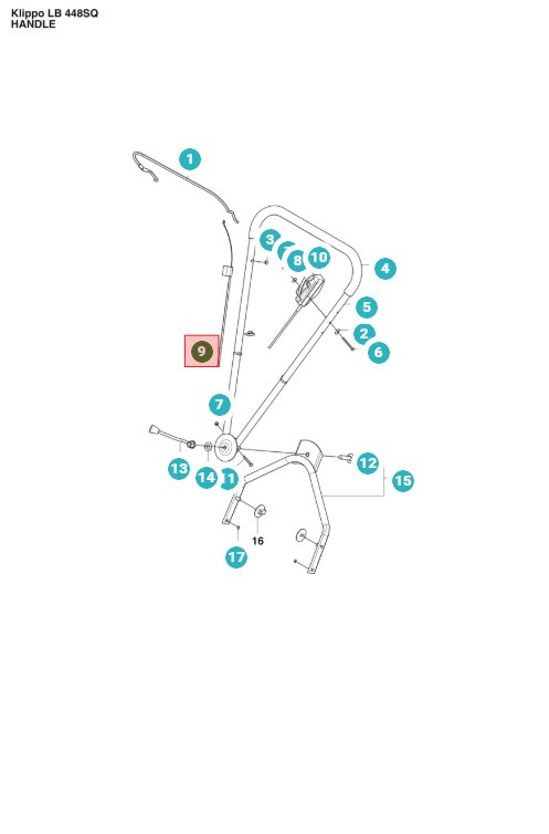 Motorbremskabel Excellent S, Comet S, Lb448