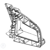 Griff Hinten Schwarz 5854356-01 Griff Hinten Schwarz 5854356-01