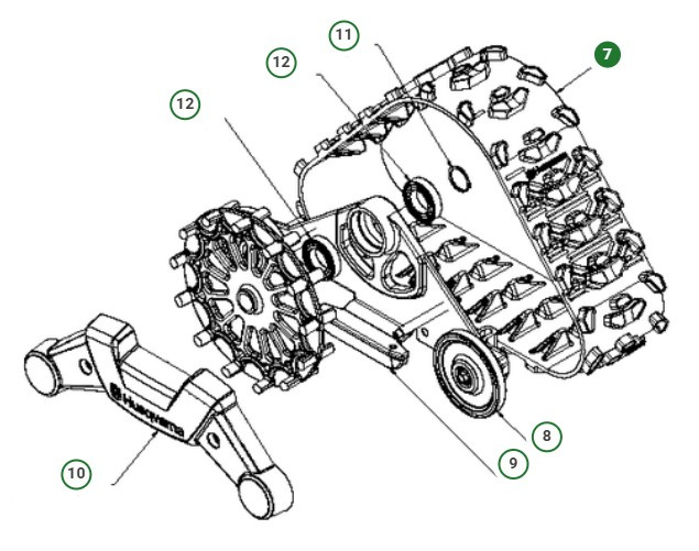 Gummiraupe 5869964-01