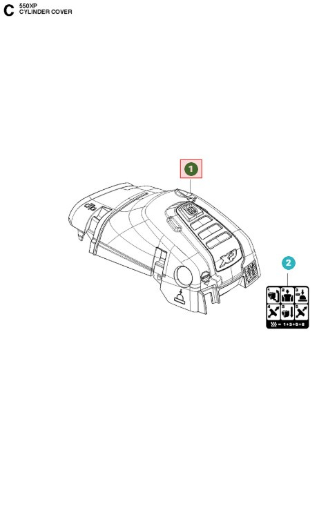 Zylinderabdeckung 5872486-03