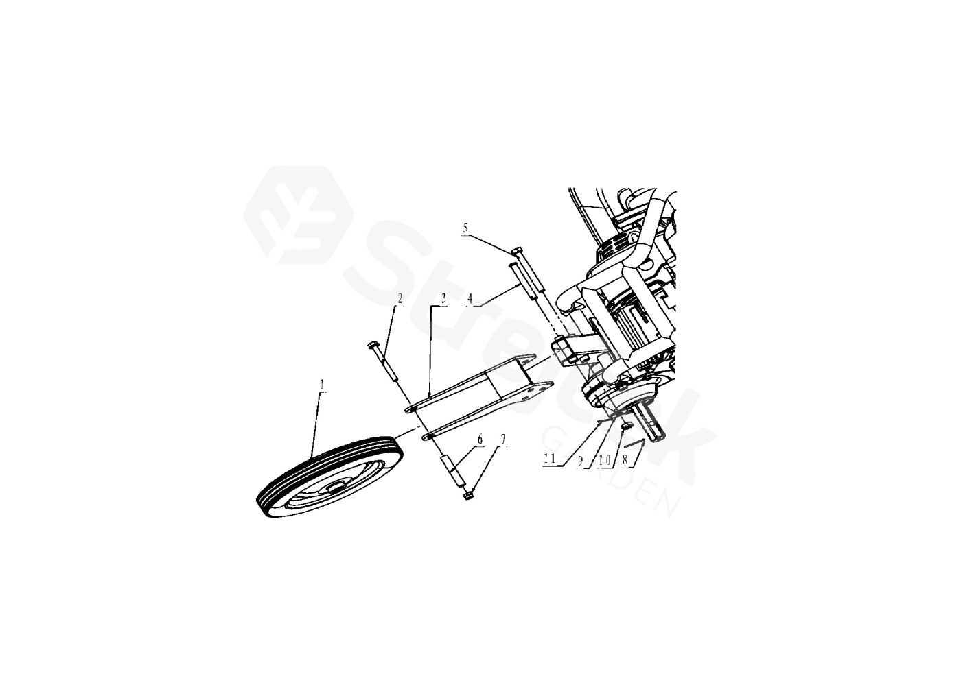 Stützrad 5879820-01