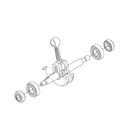 Kurbelwellensatz mit Lagern Kurbelwellensatz mit Lagern