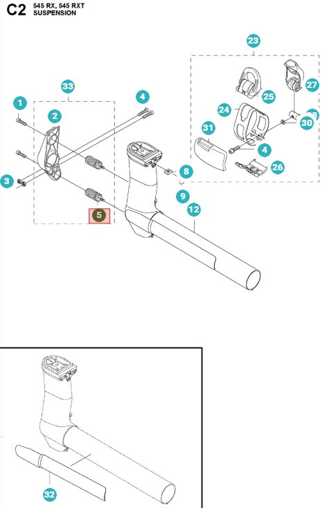 Antivibrationselement 5888299-01
