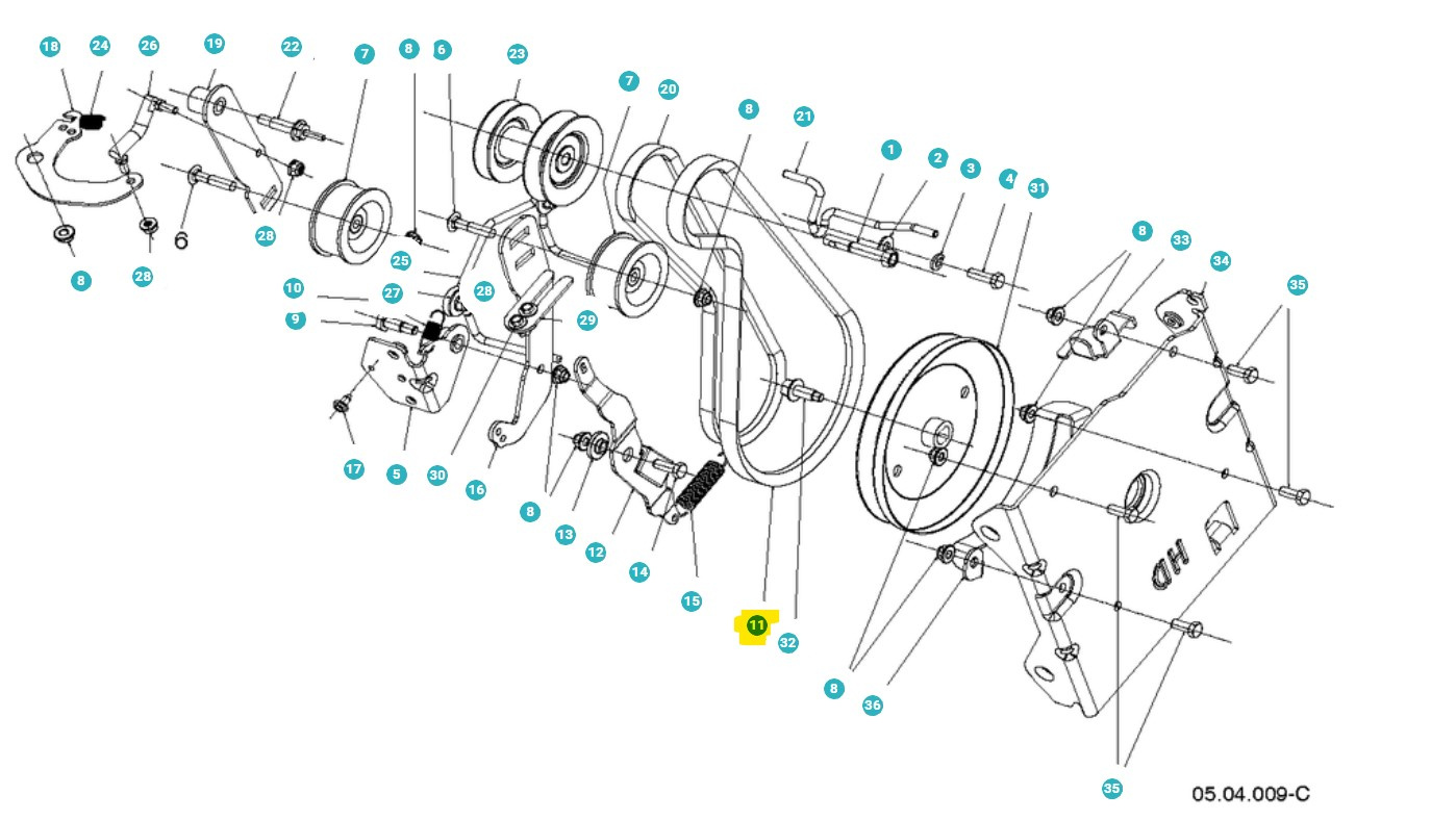Antriebsriemen ST327, ST330, ST424, ST427, ST430