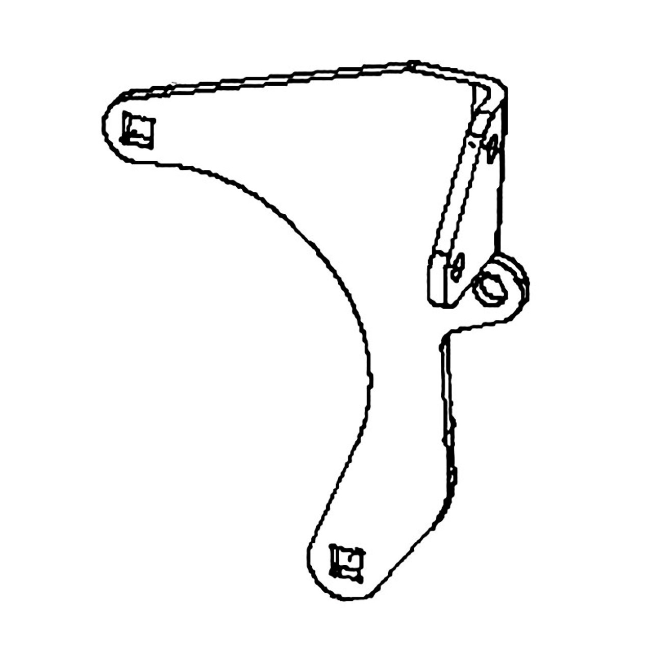 Getriebehalterung verzinkt 5892888-02