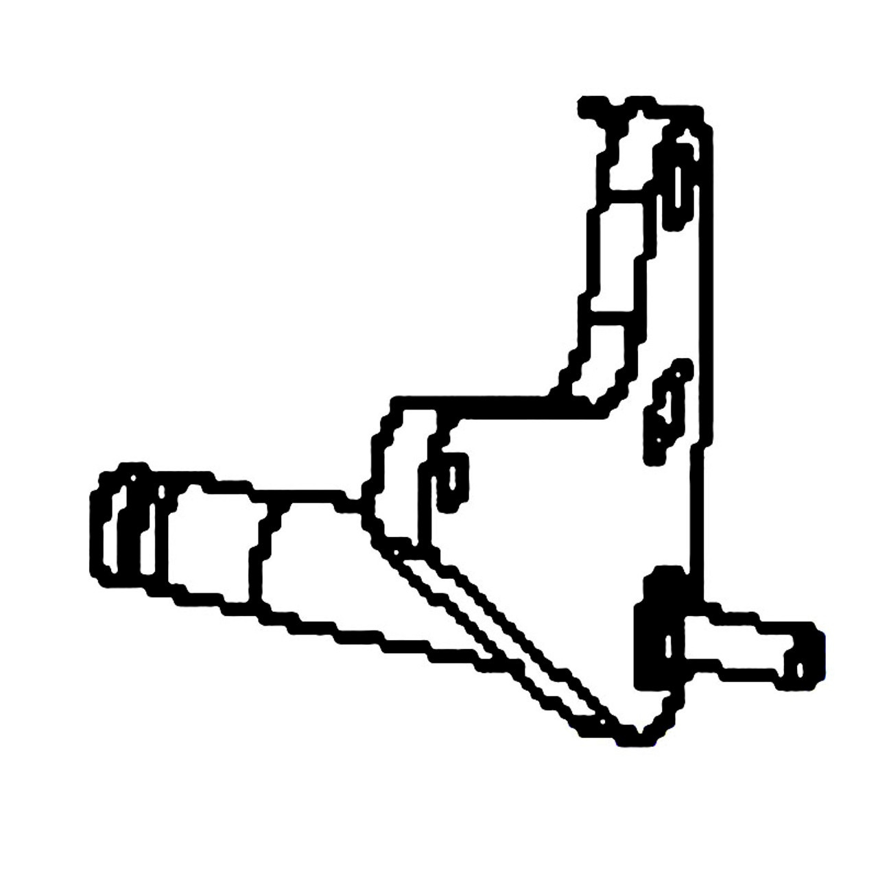 Armschienen-Einsteller, Schweißkonstruktion, rh 5893324-02