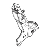 Abdeckung Lenksäule, links Abdeckung Lenksäule, links