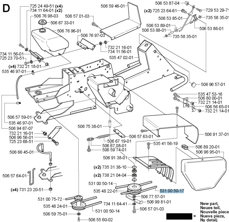 Keilriemen Rider Combi 103