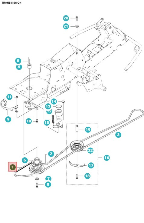 Keilriemen Rider 213, 214T/TC/C