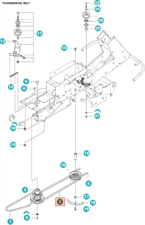 Keilriemen R422TS AWD, PROFLEX 21 AWD