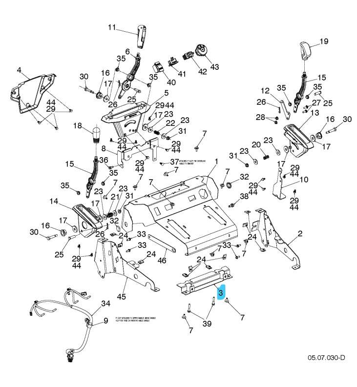 Halterung Rückkonsole Schwarz Zin 5896269-02