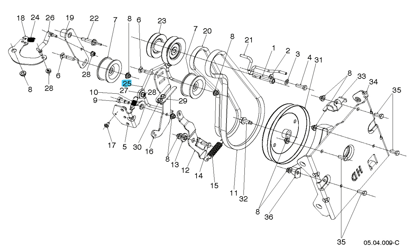 Führungsband – Hydro 2 mit Lüfter 5897607-01