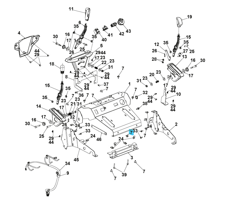 Schraube mit Halbrundkopf und Unterlegscheibenkappe S 5897722-01