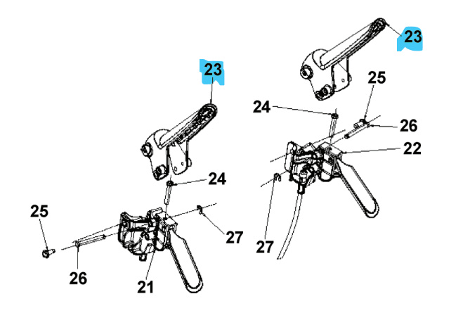 Leberengagement aus Aluminiumguss 5898038-01
