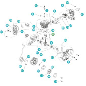 Kolbensatz Husqvarna 129R, 129C, 129LK, 325R Kolbensatz Husqvarna 129R, 129C, 129LK, 325R