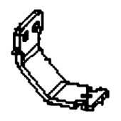 Halterungsschienenführung Schwarz Zink Halterungsschienenführung Schwarz Zink