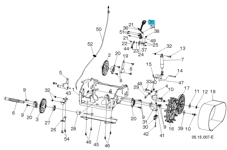 Höheneinstellhebel 5905942-01