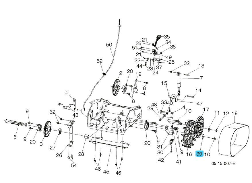 Distanzplatte .38 x 1,5 5906985-01