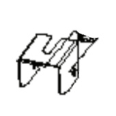 Abdeckung Gasfeder-Entriegelungskopf B Abdeckung Gasfeder-Entriegelungskopf B