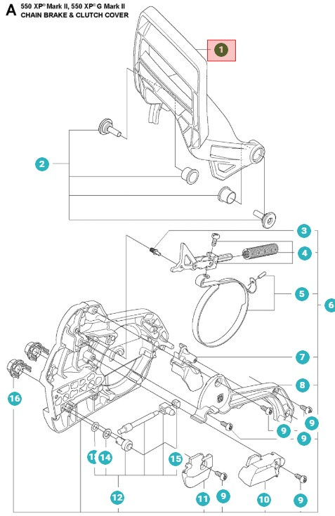 Wurfschutz 545 Mark II, 550XP Mark II