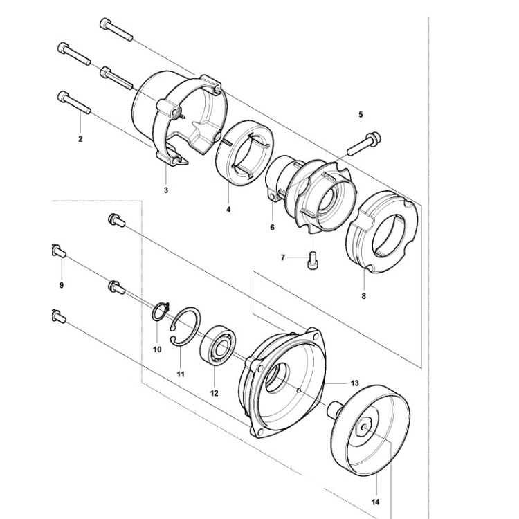Kupplungsdeckel Komplett 5914381-02