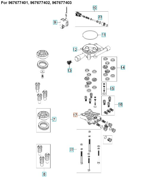 Zylinderblock Mit M8X10 Hex 5926176-17