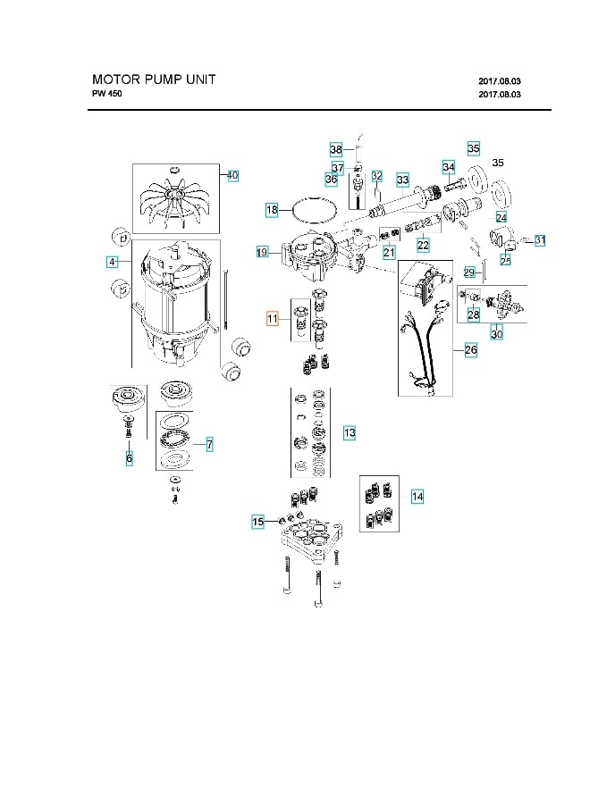 Kolben-Edelstahlseil, Kit 5926176-79