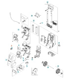 Knopfschalterhalterung 5926177-02 Knopfschalterhalterung 5926177-02