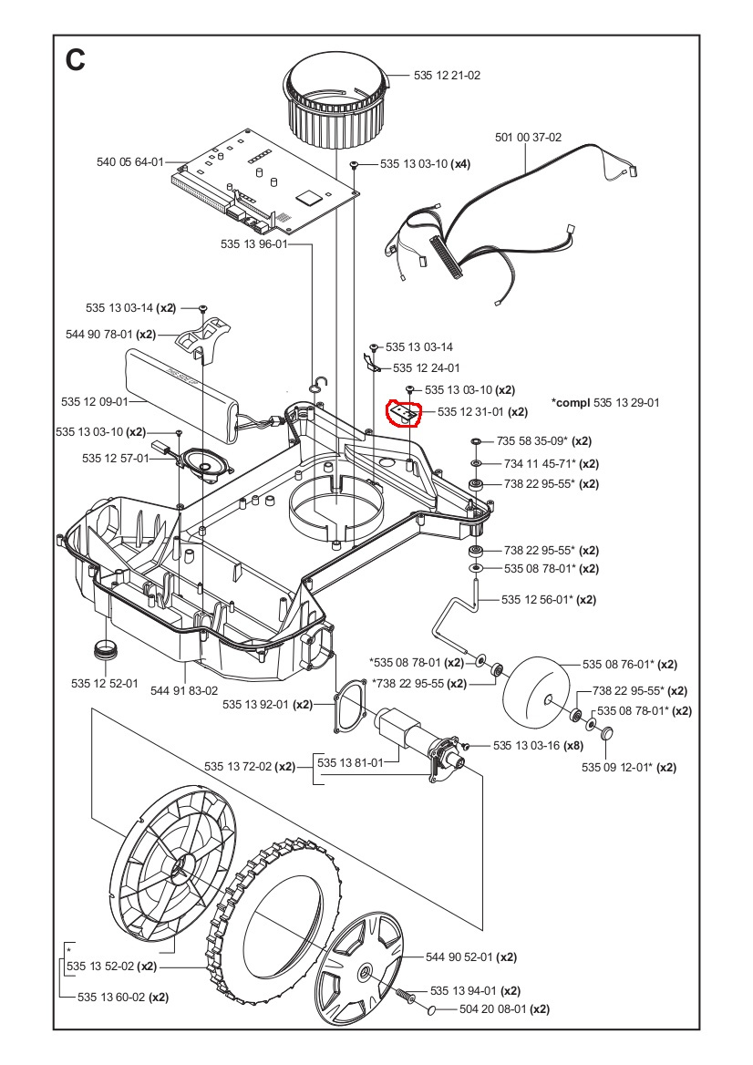 Platine Schleifensensor