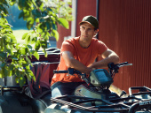 Husqvarna Xplorer T-Shirt X-Cut UNISEX Husqvarna Xplorer T-Shirt X-Cut UNISEX