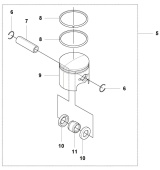 Kolben Komplett 5933051-01 Kolben Komplett 5933051-01