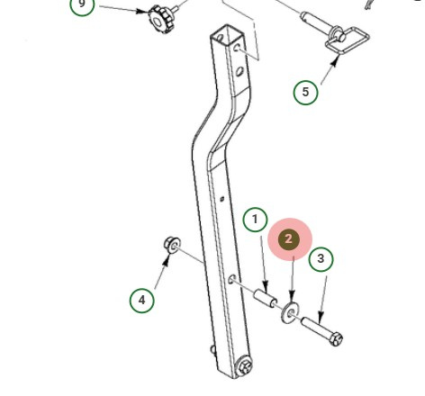 Unterlegscheibe 0,688 x 1,75 x 0,138
