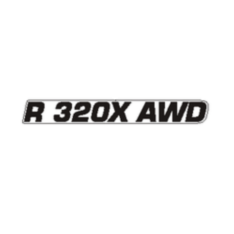 Aufklebermotorhaube R 320x Allradantrieb