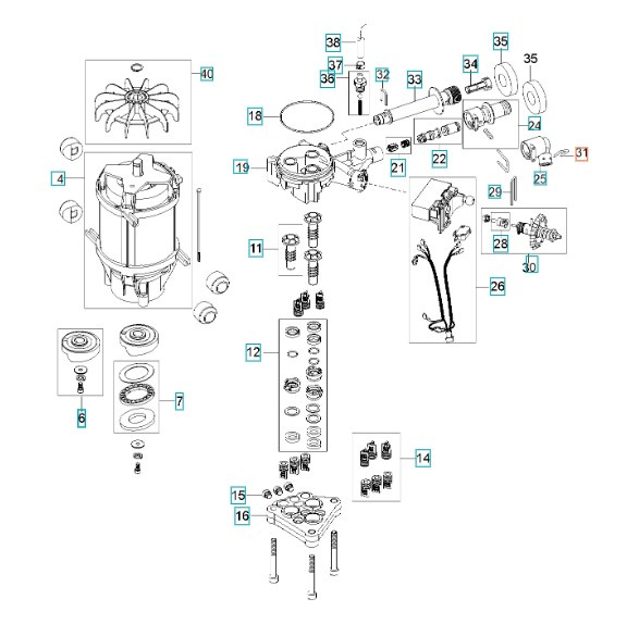 Abdeckhalter, Klein 5960247-01