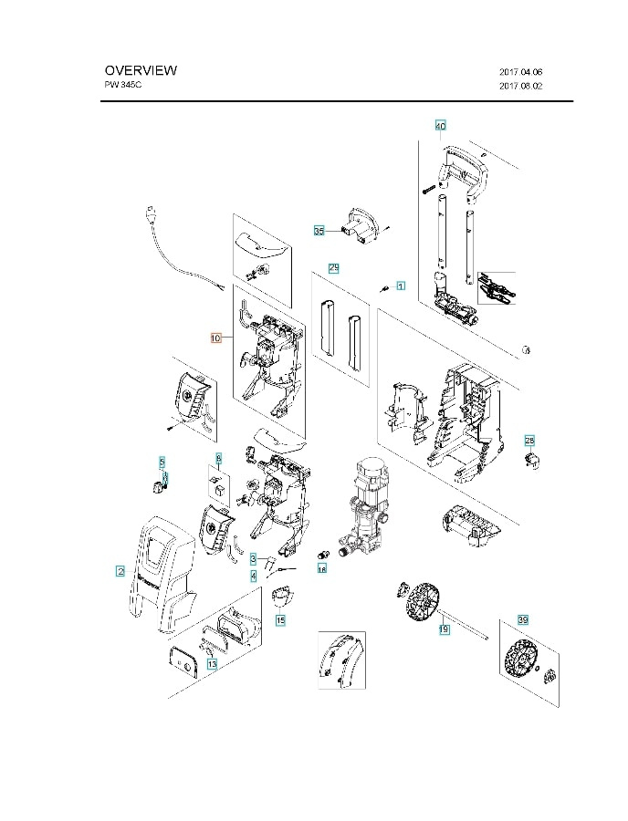 Abdeckung Frontstruktur 5960265-01
