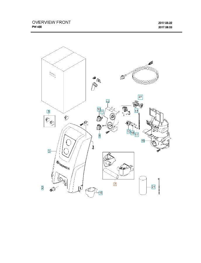 Stützbeine Dunkelgrau 5960273-01