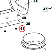 Sechskantmutter mit Flansch