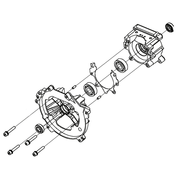 Kurbelgehäuse-Kit 5961974-01