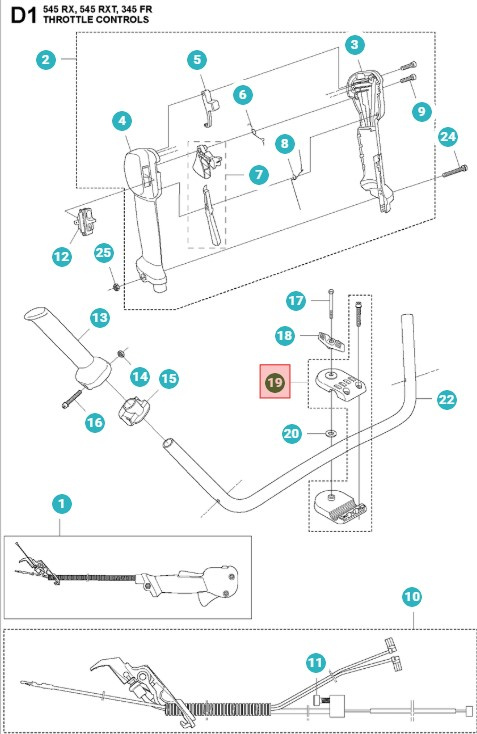 Lenkerhalterung Ersatzteil K 5962833-01